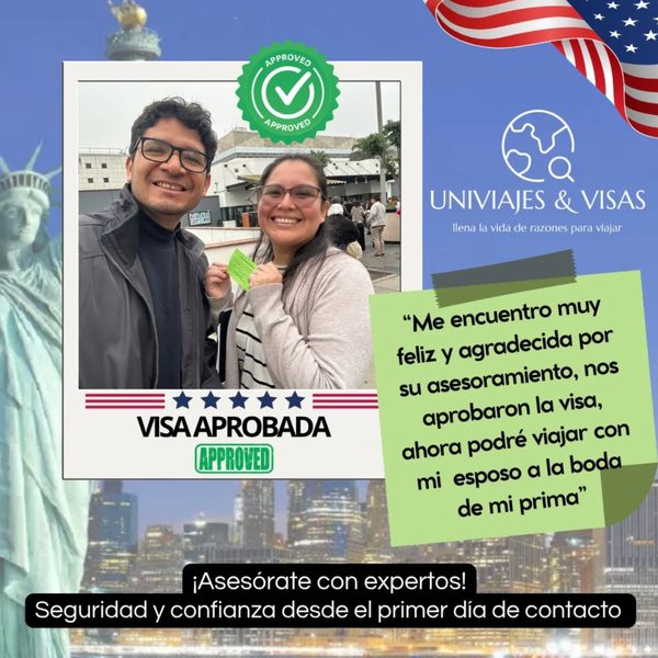 Pareja visa USA aprobada